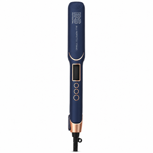 BS Professional Blu Perfectto Titanio — Plancha Profesional 1¾” con Pantalla LCD