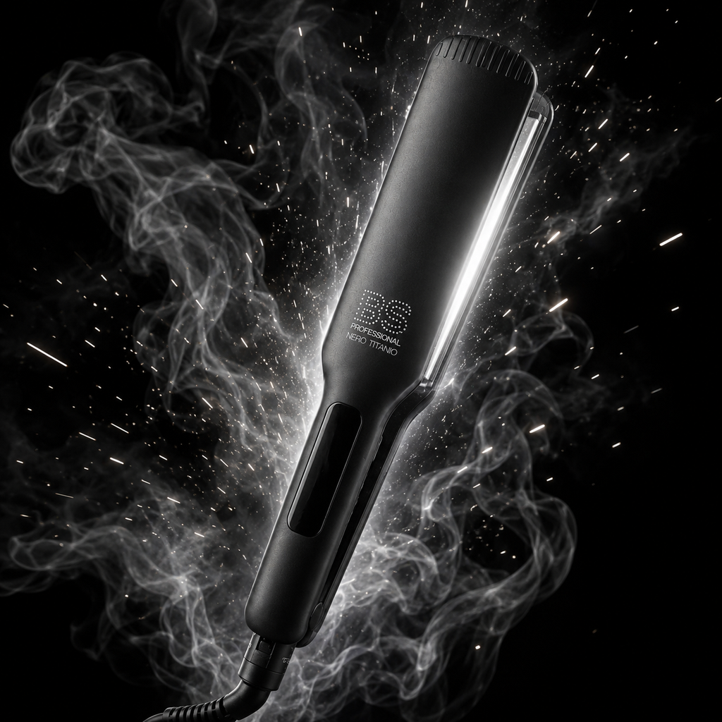 BS Professional Nero Titanio — Plancha Profesional Titanio Negro