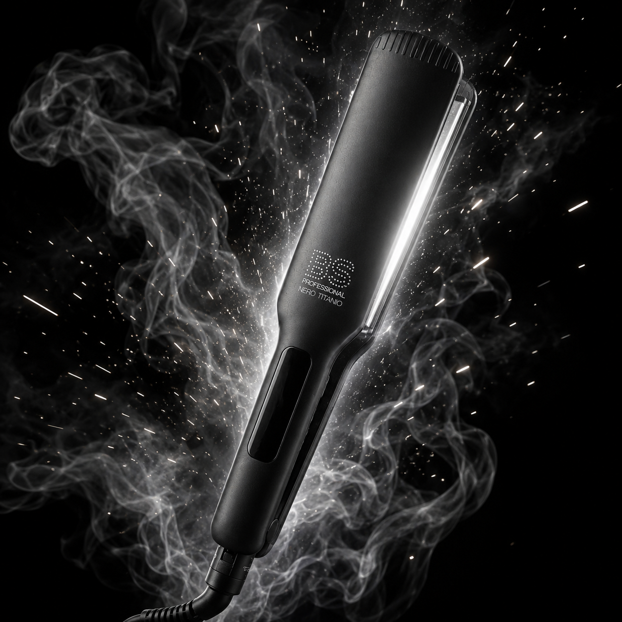 BS Professional Nero Titanio — Plancha Profesional Titanio Negro