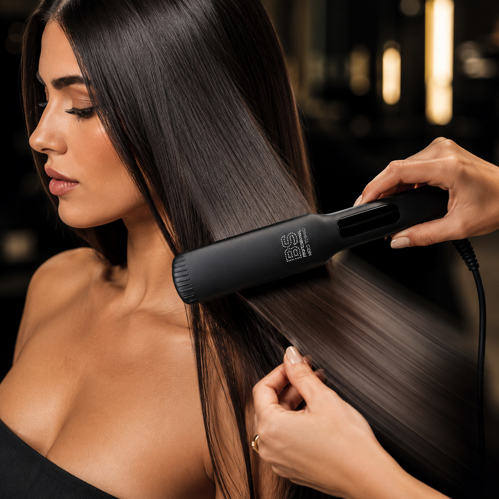 BS Professional Nero Titanio — Plancha Profesional Titanio Negro